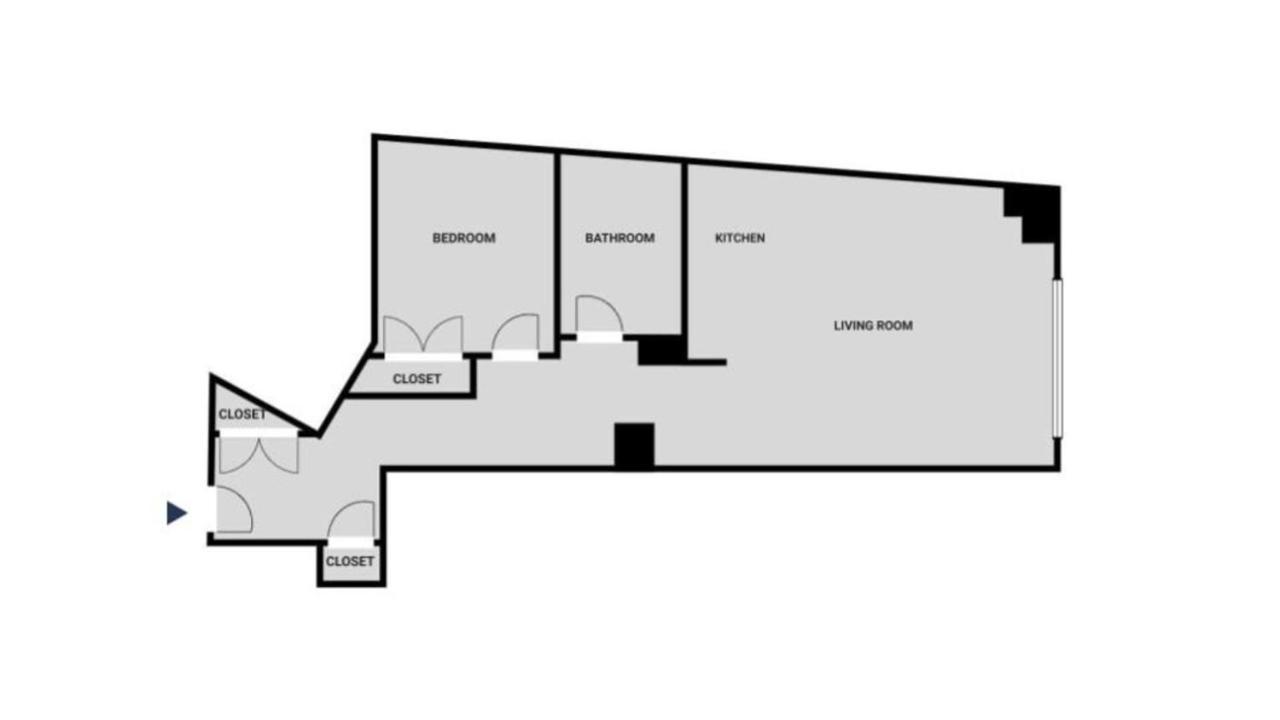 Căn hộ Fidi Jr 1br W Gym Lounge Nr Street Nyc-1136 *