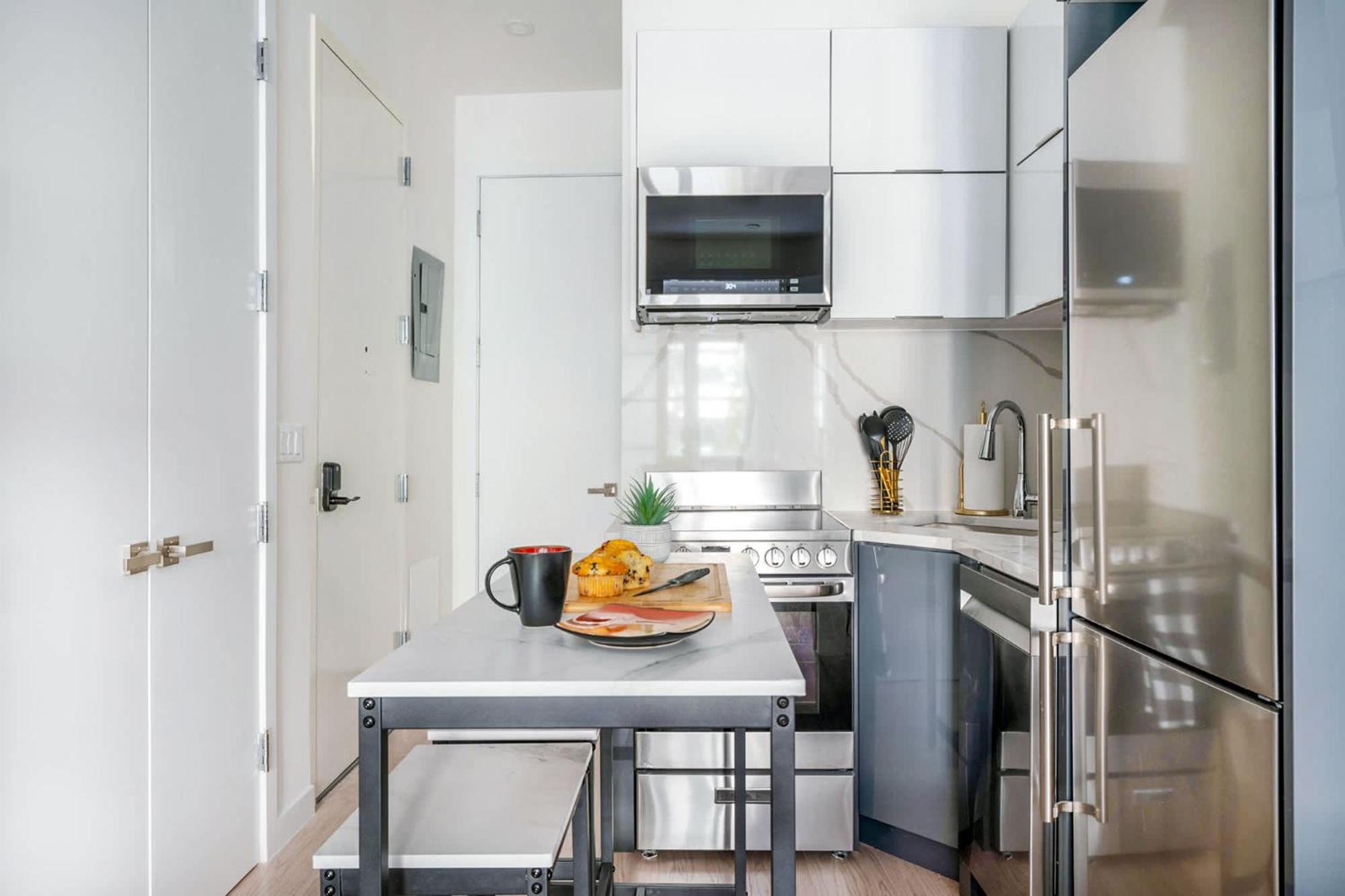 317-1b Sleek Modern 1br Union Square Wd In Unit Căn hộ New York