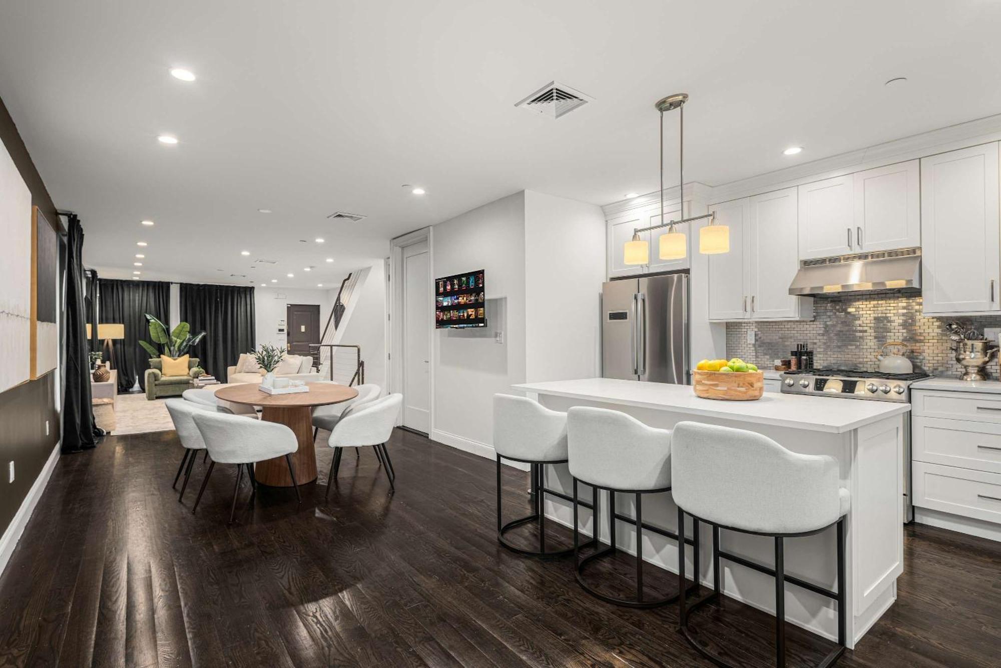 Luxe Harlem Retreat 3br Designer W Parking Căn hộ