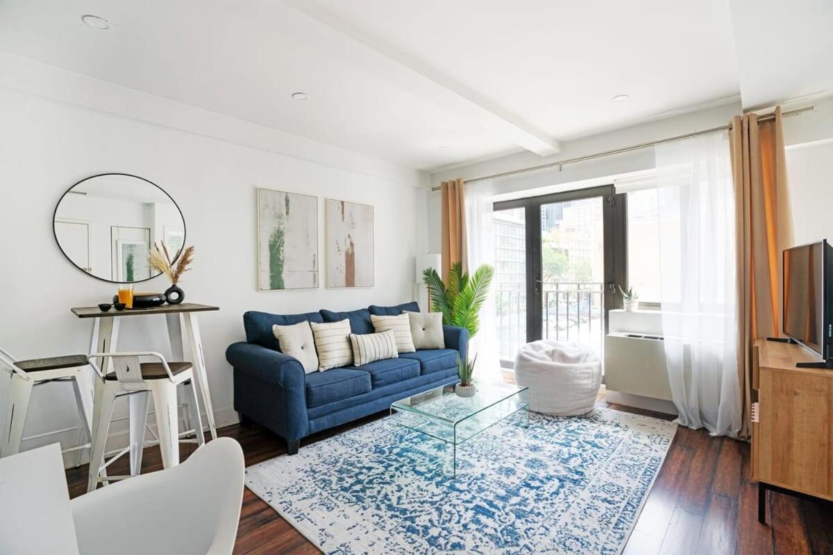 809-3a 1br Columbus Circle Elevator W&d Apartamento *
