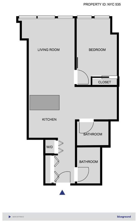 Căn hộ Fidi 1br W Wd Elevator Nr World Trade Center Nyc-535 New York