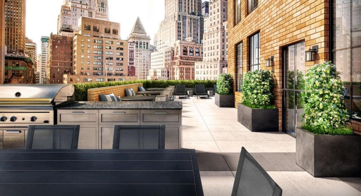 Fidi 1br W Golf Simulator Nr Freedom Tower Nyc-1343 Căn hộ