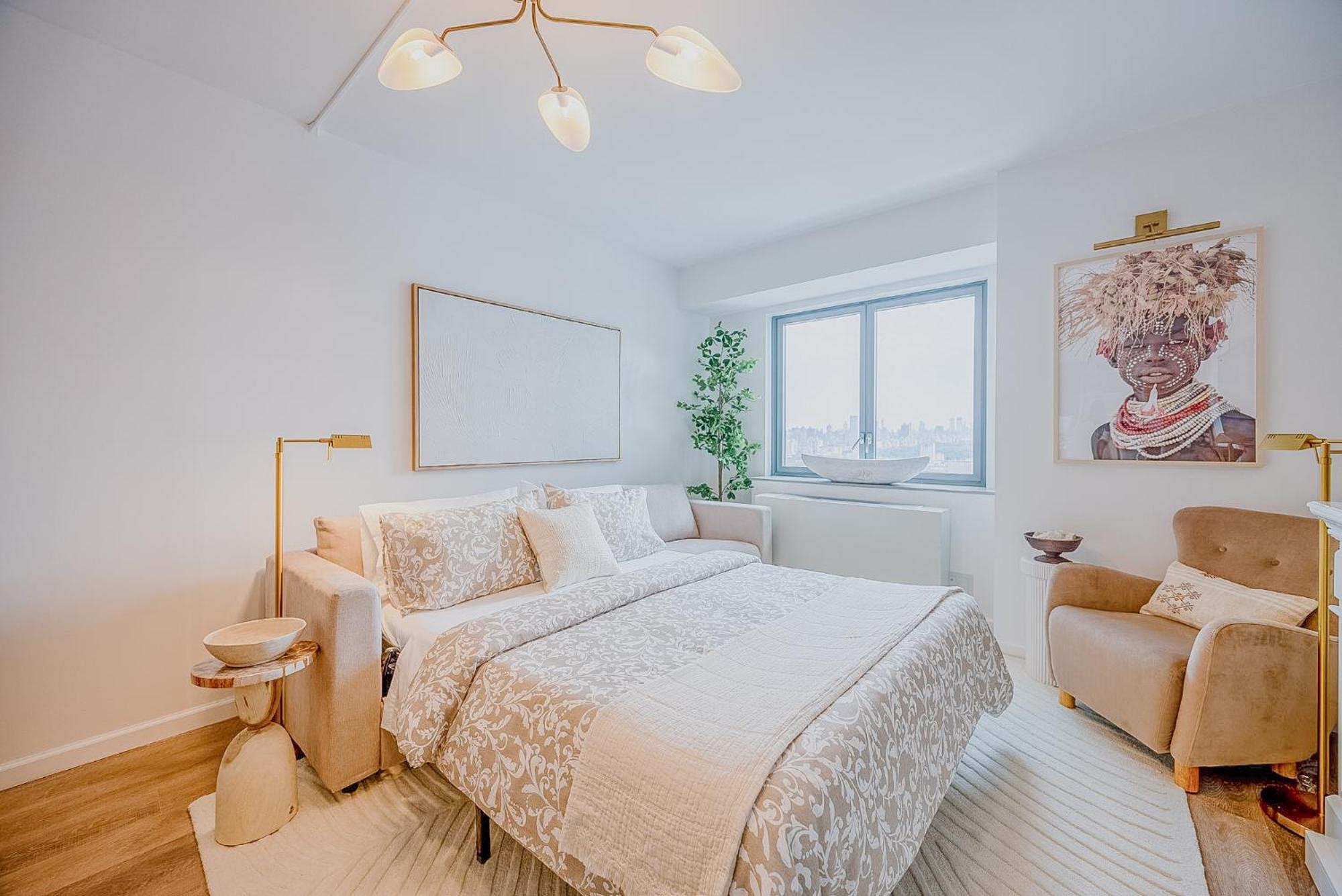 Skyline Spectacle Modern Designer Studio With Panoramic Nyc Views Căn hộ New York