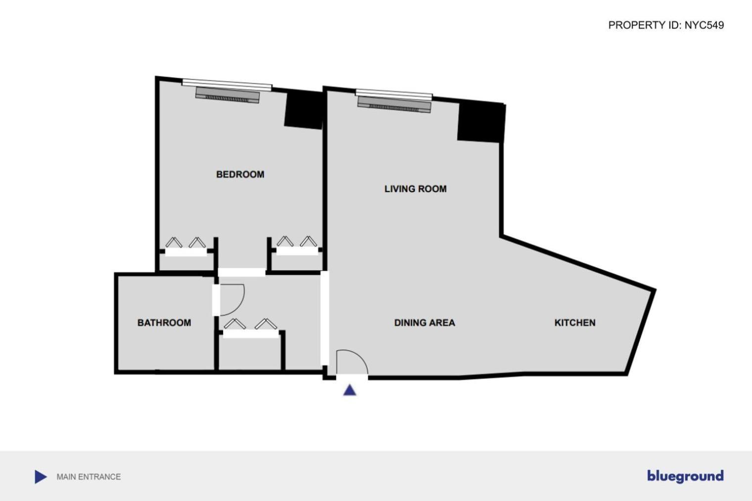 Căn hộ Blueground Union Sq Gym Across From Park Nyc-549 *